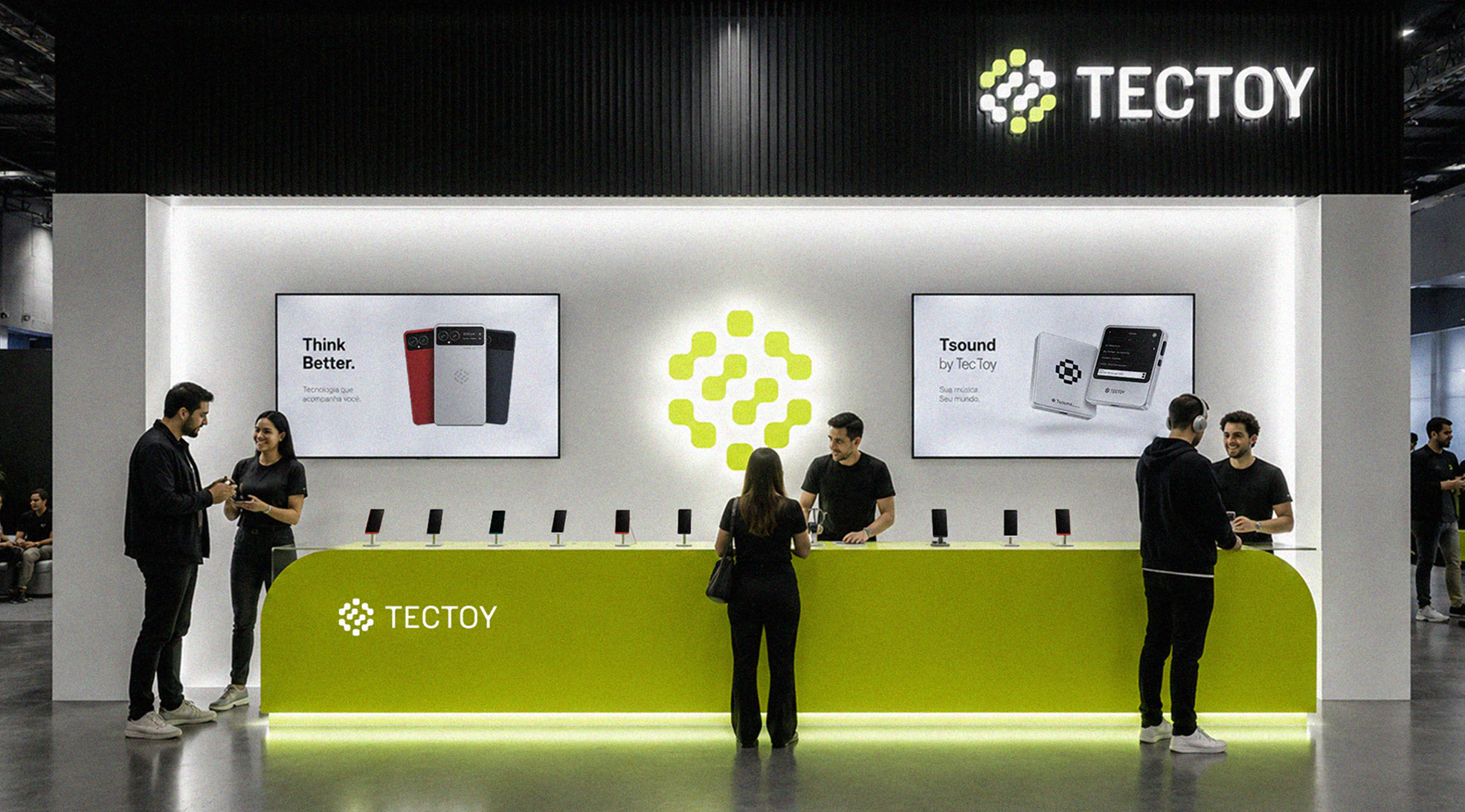 Tectoy exhibition stand